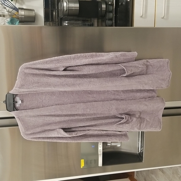 💕BARFOOT DREAMS💕 CozyChic Lite Long Cardigan ~ Lavender Haze Small S NWOT - Picture 3 of 10